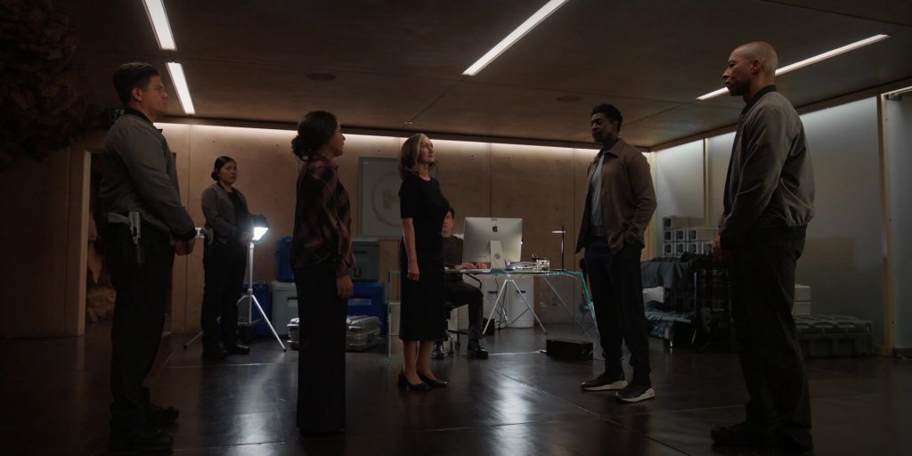 Ferragamo Cosma Sock high-top sneakers in For All Mankind S05E10 “This Land Is Our Land” (2026) (Image 4)