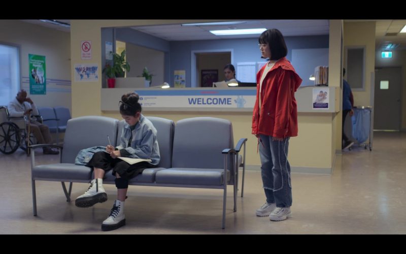 Fila Platform Sneakers Worn by Aya Furukawa as Janine Kishi in The Baby-Sitters Club S01E06 “Claudia and Mean Janine” (2020) (Image 1)