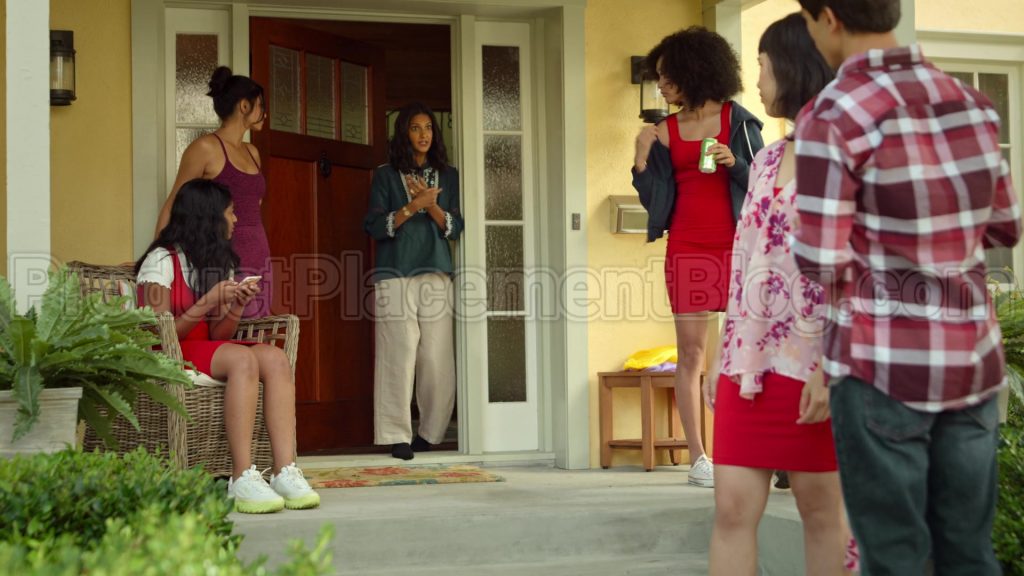 Fila Shoes of Maitreyi Ramakrishnan as Devi Vishwakumar in Never Have I Ever S01E03 “… gotten drunk with the popular kids” (2020) (Image 1)