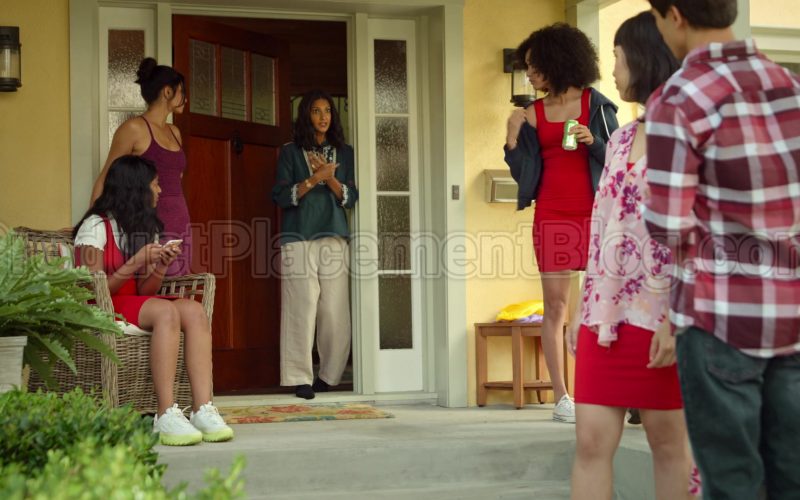 Fila Shoes of Maitreyi Ramakrishnan as Devi Vishwakumar in Never Have I Ever S01E03 “… gotten drunk with the popular kids” (2020) (Image 1)