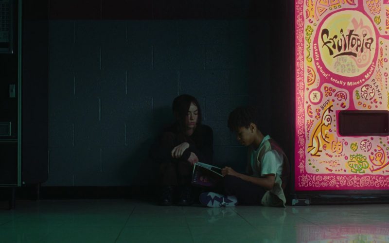 Fruitopia Vending Machine and Nike Air Jordan Sneakers in I Saw the TV Glow (2024) (Image 1)