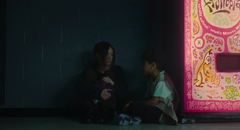 Fruitopia Vending Machine and Nike Air Jordan Sneakers in I Saw the TV Glow (2024) (Image 2)