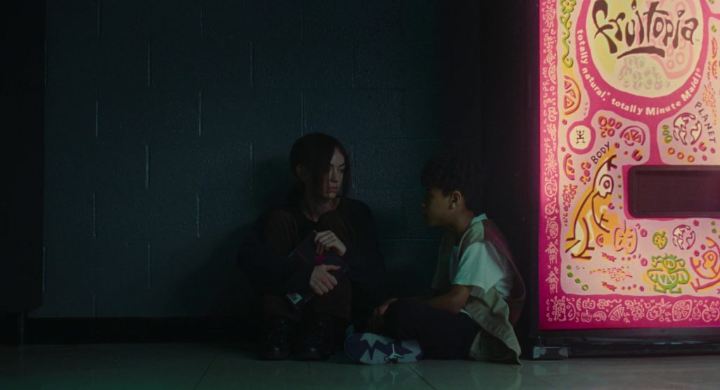 Fruitopia Vending Machine and Nike Air Jordan Sneakers in I Saw the TV Glow (2024) (Image 4)