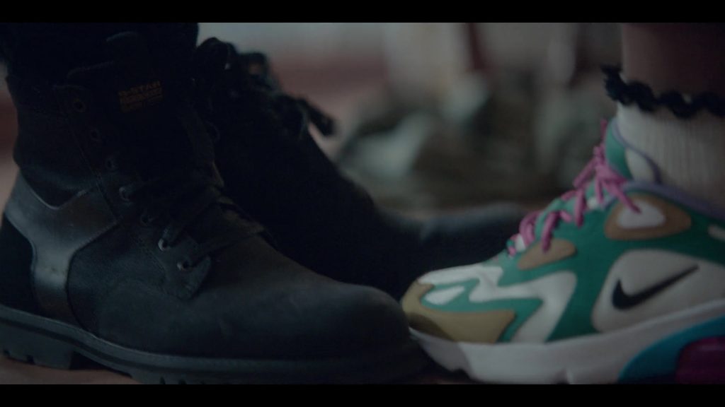 G-Star Raw Men's Boots and Nike Women's Sneakers in The One S01E05 (2021) (Image 1)