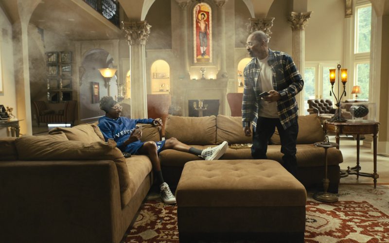 Givenchy Blue Hoodie and Dior Sneakers Worn by Snoop Dogg as Jaycen Jennings in The Underdoggs (2024) (Image 1)