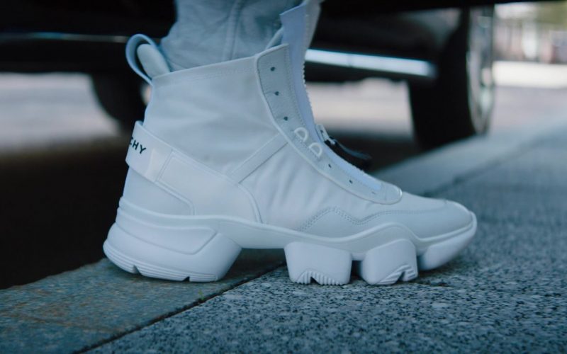 Givenchy Jaw High White Sneakers of Taika Waititi as Antwan in Free Guy (2021) (Image 1)