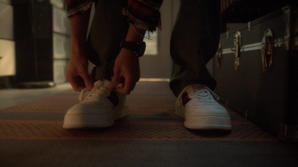 Gucci Men's Sneakers Worn by Marcus Scribner as Andre Johnson, Jr. in Grown-ish S06E02 “Reachin' 2 Much” (2023) (Image 1)