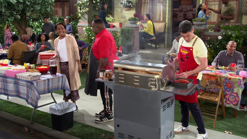 Gucci Pants, Adidas and Nike Shoes in The Neighborhood S06E01 “Welcome to the Foos Box” (2024) (Image 1)