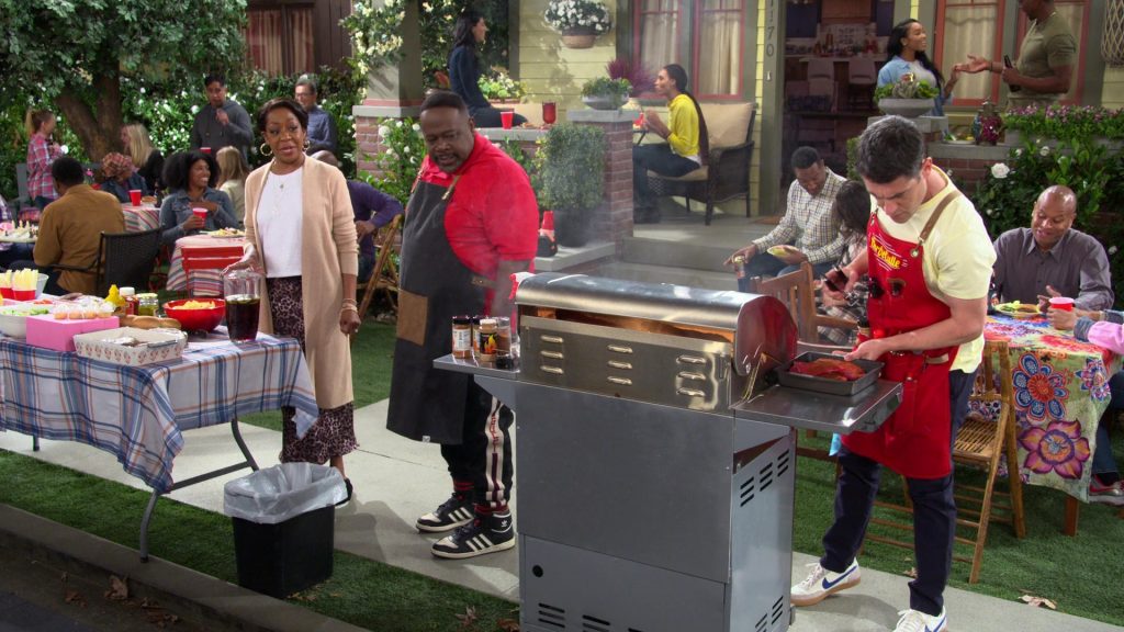 Gucci Pants, Adidas and Nike Shoes in The Neighborhood S06E01 “Welcome to the Foos Box” (2024) (Image 2)