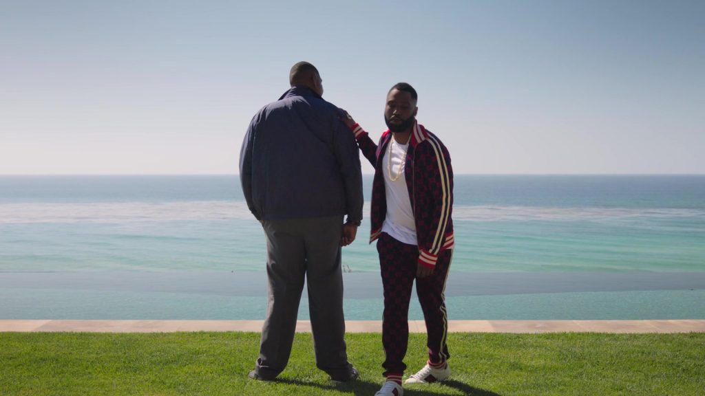 Gucci Tracksuit and Shoes Worn by John David Washington (Ricky) in Ballers - Season 4, Episode 8, “The Devil You Know” (2018) (Image 4)