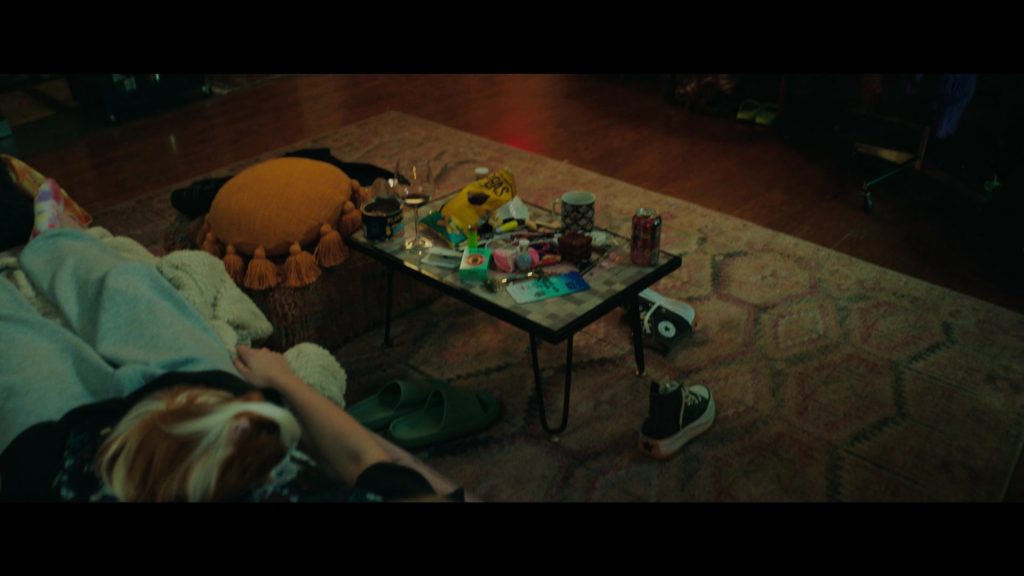 HIPPEAS Organic Chickpea Puffs and Converse Sneakers in Not Okay (2022) (Image 1)