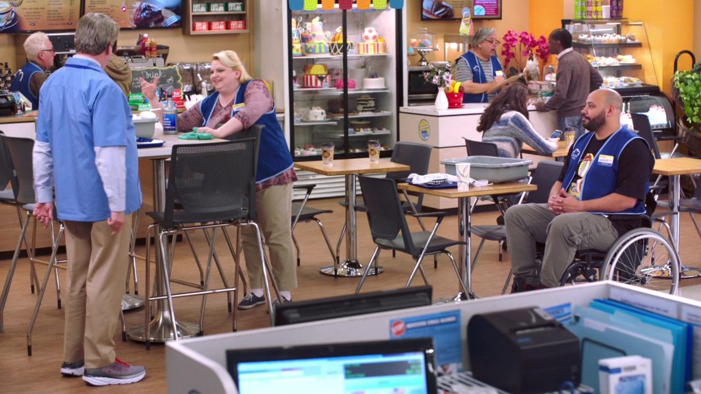 HOKA ONE ONE Sneakers Worn by Mark McKinney in Superstore – Season 4, Episode 15, Salary (2019) (Image 1)