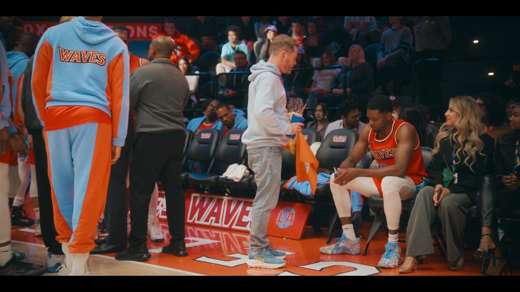 Hoka Sneakers, Nike Jordan Tatum 3 basketball shoes in Running Point S02E09 “Et tu, Cam” (2026) (Image 1)
