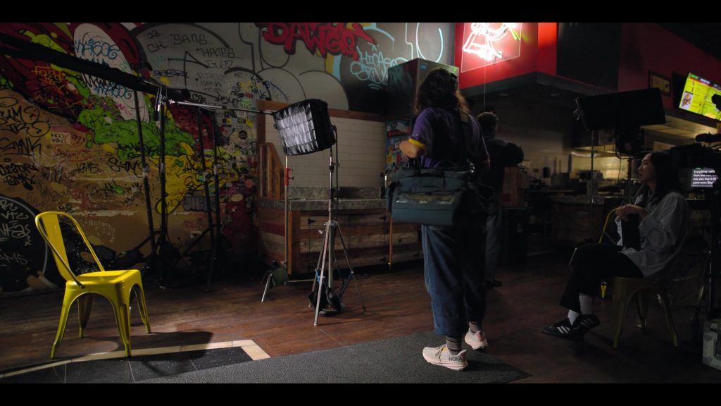 Hoka Sneakers in Mr. Throwback S01E01 (2024) (Image 2)