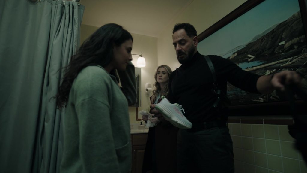 Hoka Sneakers in The Hunting Party S01E09 “Tom Beecher” (2025) (Image 1)