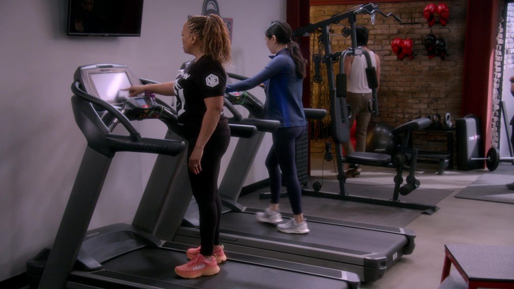 Hoka Sneakers in The Upshaws S06E01 “Gone, But…” (2025) (Image 2)
