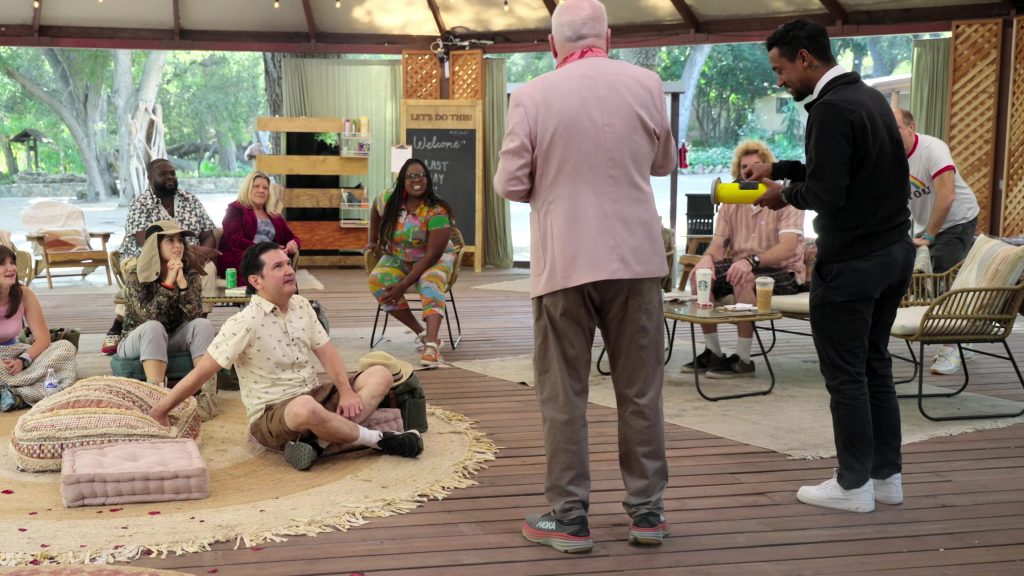 Hoka and Nike Shoes, Bubly in Jury Duty Presents Company Retreat S01E07 “Mergers & Acquisitions” (2026) (Image 1)