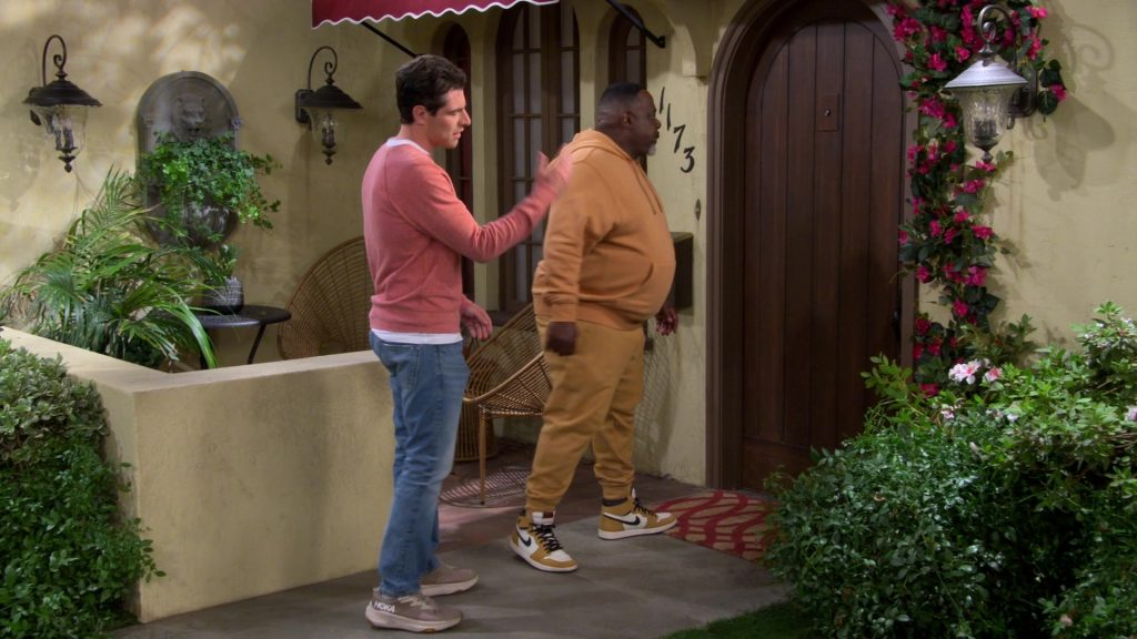 Hoka and Nike Sneakers, Hoodie and Pants in The Neighborhood S07E09 “Welcome to Pickleball” (2025) (Image 2)