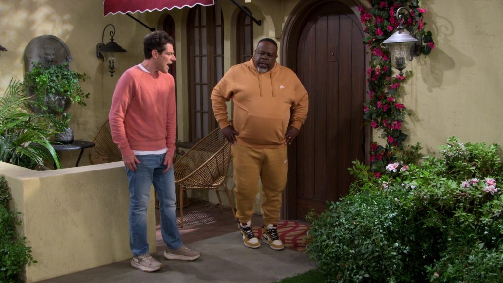 Hoka and Nike Sneakers, Hoodie and Pants in The Neighborhood S07E09 “Welcome to Pickleball” (2025) (Image 6)