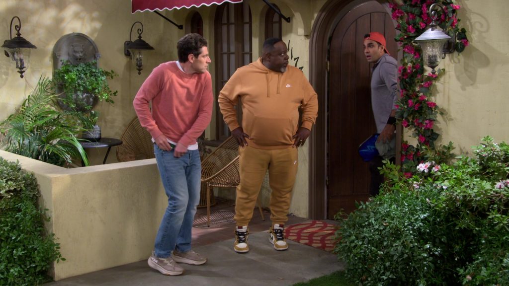 Hoka and Nike Sneakers, Hoodie and Pants in The Neighborhood S07E09 “Welcome to Pickleball” (2025) (Image 8)
