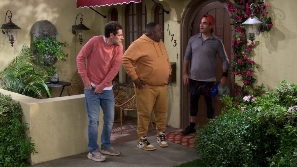 Hoka and Nike Sneakers, Hoodie and Pants in The Neighborhood S07E09 “Welcome to Pickleball” (2025) (Image 9)