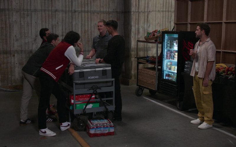 Igloo, Coca-Cola, Sprite, Crystal Geyser Water, Adidas, Nike, Reebok Shoes in The Rehearsal S02E04 “Kissme” (2025) (Image 1)