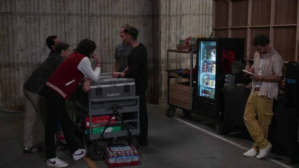 Igloo, Coca-Cola, Sprite, Crystal Geyser Water, Adidas, Nike, Reebok Shoes in The Rehearsal S02E04 “Kissme” (2025) (Image 2)