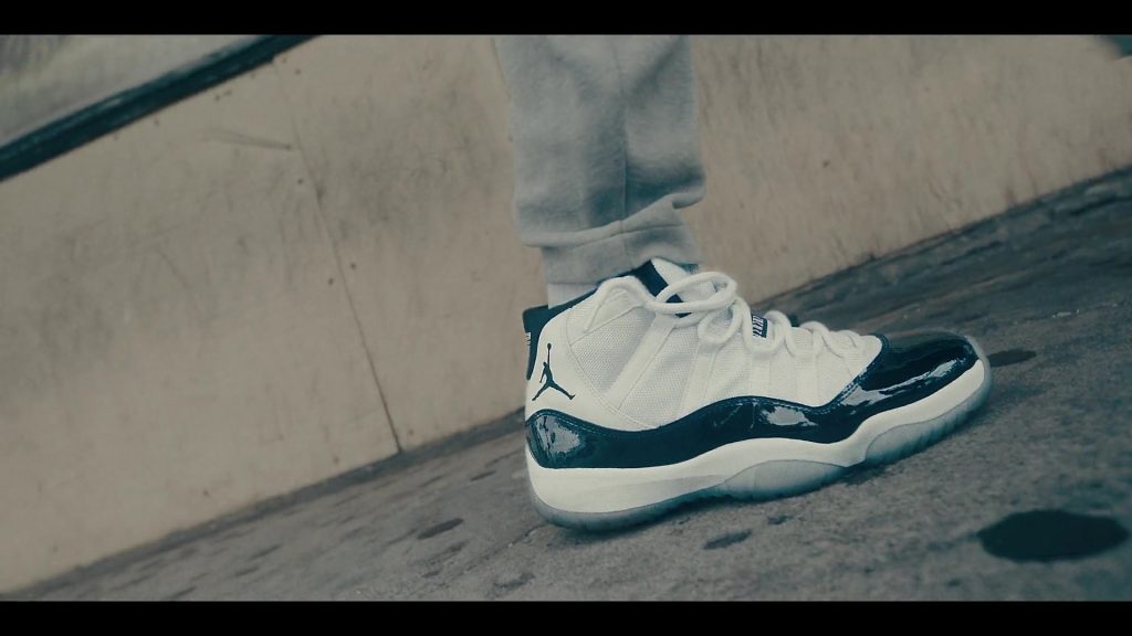Jordan 11 Concord Black & White Sneakers in Sneakerheads S01E01 “100% Pure Adrenaline” (2020) (Image 1)
