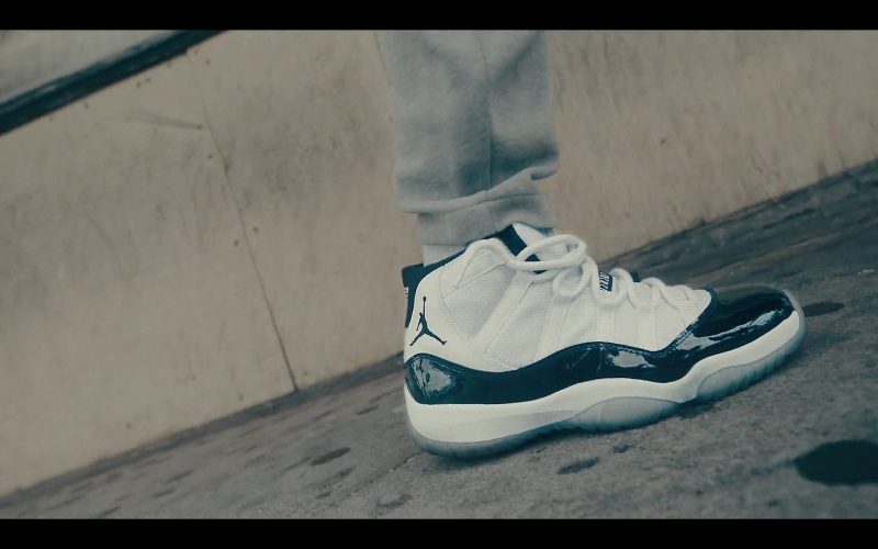 Jordan 11 Concord Black & White Sneakers in Sneakerheads S01E01 “100% Pure Adrenaline” (2020) (Image 1)