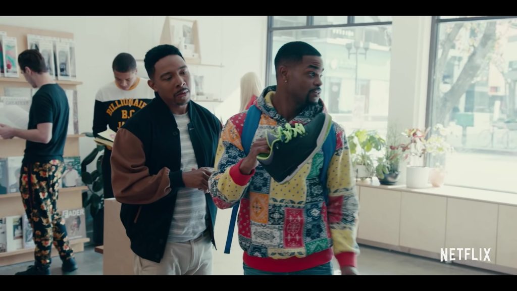 Jordan 3 Retro ‘Joker' Shoe Held by King Bach (Andrew Bachelor) as Bobby in Sneakerheads Season 1 (2020) (Image 1)