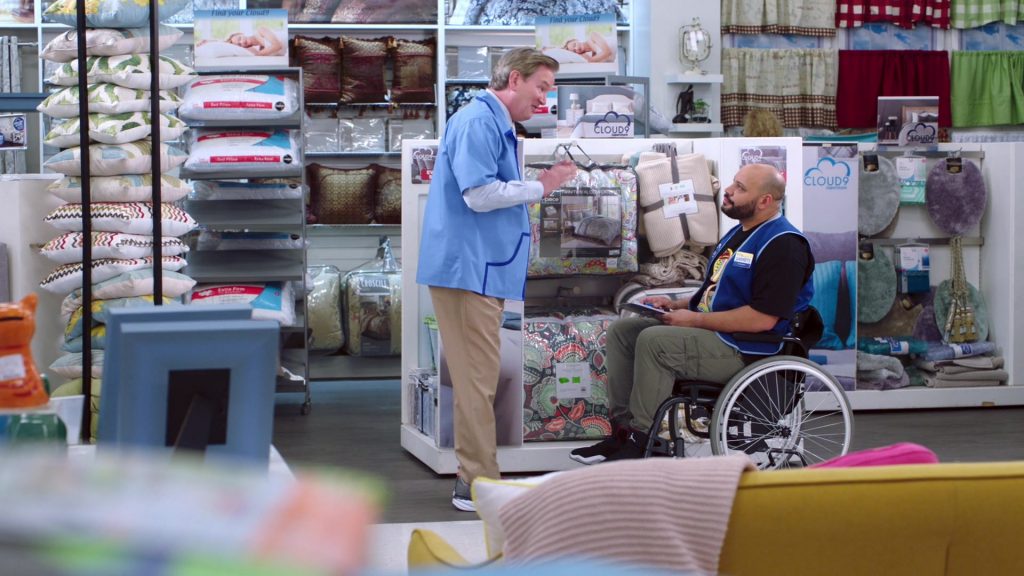 Jordan Sneakers (Black) Worn by Colton Dunn in Superstore – Season 4, Episode 15, Salary (2019) (Image 1)