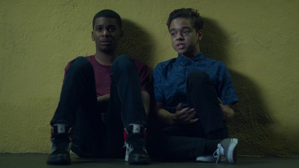 Jordan Sneakers Worn by Brett Gray as Jamal Turner in On My Block S03E07 (2020) (Image 1)