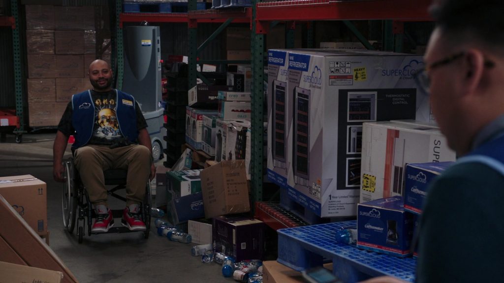 Jordan Sneakers and Core Water in Superstore S05E19 “Carol's Back” (2020) (Image 1)