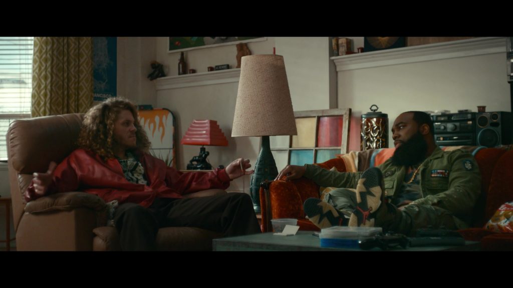 Jordan Sneakers of T. Murph as Clovis in Woke S01E08 “Blue Lies Matter” (2020) (Image 1)