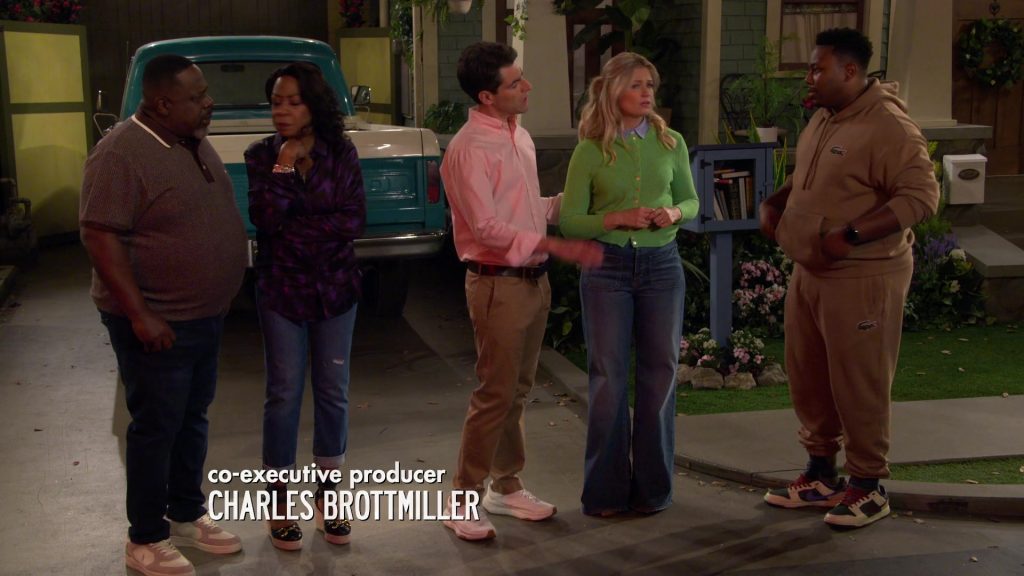 Lacoste Hoodie and Pants, Nike Sneakers in The Neighborhood S07E04 “Welcome to the Great Beyond” (2024) (Image 1)
