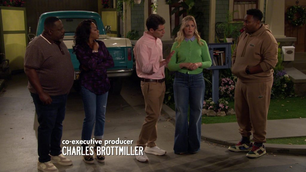 Lacoste Hoodie and Pants, Nike Sneakers in The Neighborhood S07E04 “Welcome to the Great Beyond” (2024) (Image 2)