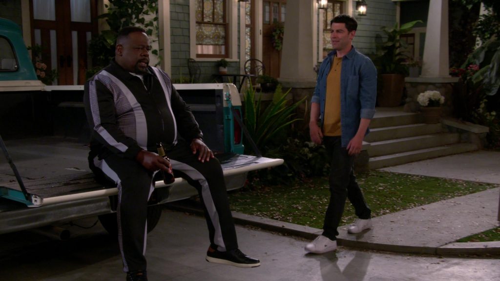 Lacoste Men's Shoes of Max Greenfield as Dave in The Neighborhood S04E17 “Welcome to Bro Money, Bro Problems” (2022) (Image 1)