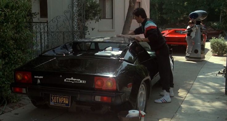 Lamborghini Jalpa and Lamborghini Countach LP 500 S Cars and Adidas Shoes Worn by Sylvester Stallone in ROCKY IV (1985) (Image 1)