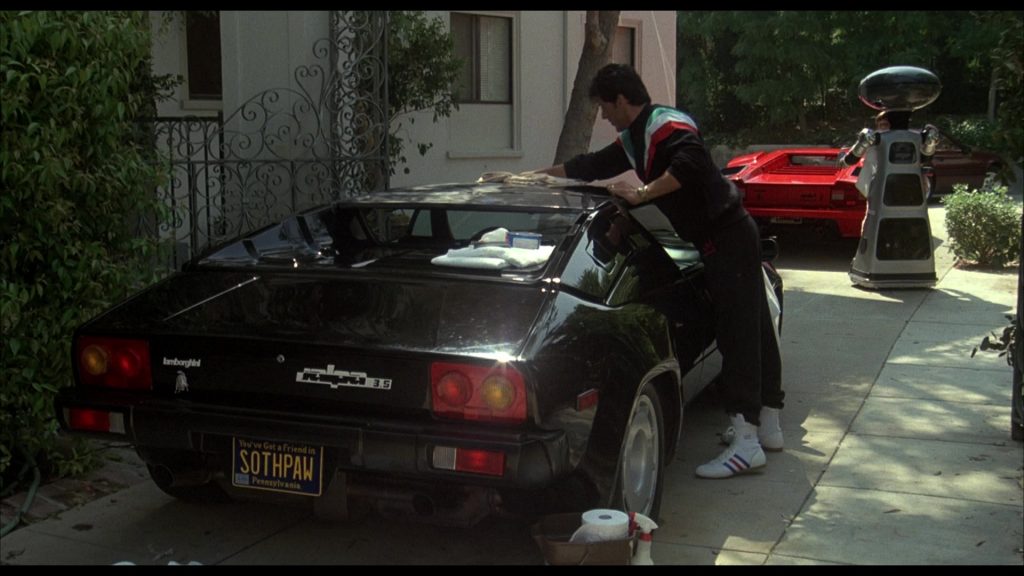 Lamborghini Jalpa and Lamborghini Countach LP 500 S Cars and Adidas Shoes Worn by Sylvester Stallone in ROCKY IV (1985) (Image 3)