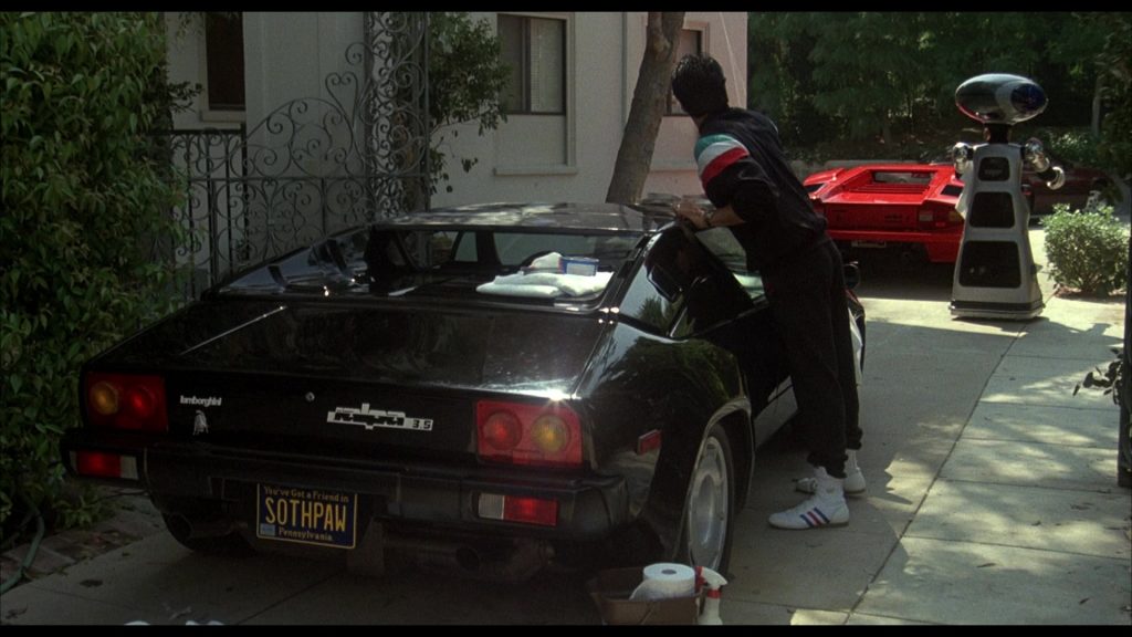 Lamborghini Jalpa and Lamborghini Countach LP 500 S Cars and Adidas Shoes Worn by Sylvester Stallone in ROCKY IV (1985) (Image 4)