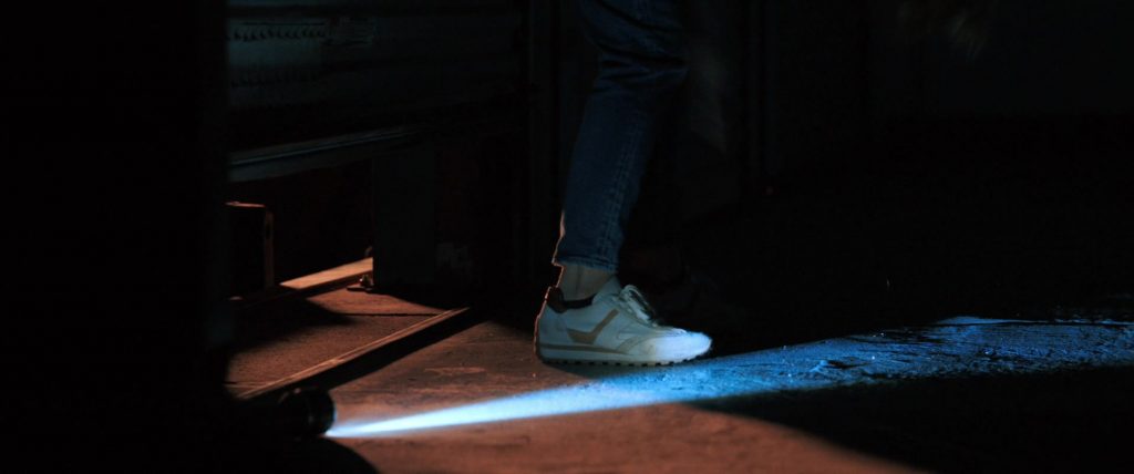 Lauren Ralph Lauren Dani trainer in white leather and suede in Pluribus S01E05 “Got Milk” (2025) (Image 1)