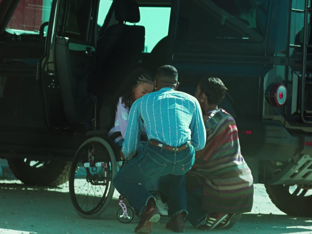 Levi's Jeans, Adidas Shoes in Die My Love (2025) (Image 1)