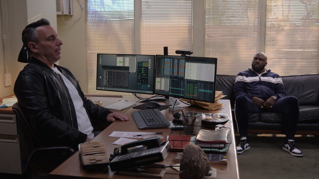 Logitech Keyboard, Sergio Tacchini Tracksuit and Nike Sneakers in Bookie S02E07 “Sphincter Money” (2025) (Image 4)