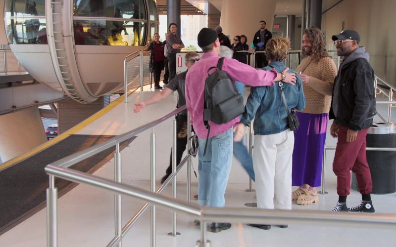 Louis Vuitton Backpack and Converse Shoes in Queer Eye S09E02 “Special Delivery” (2024) (Image 1)