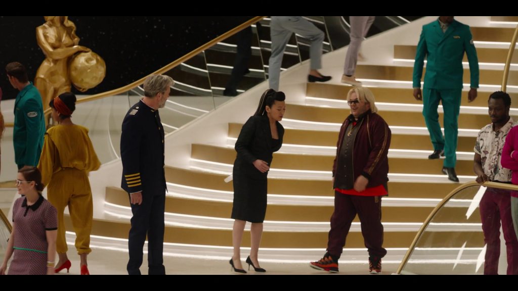 Louis Vuitton Zig Zag Sneakers Worn by Josh Gad as Herman Judd in Avenue 5 Season 1 Episode 1 “I Was Flying” (2020) (Image 1)