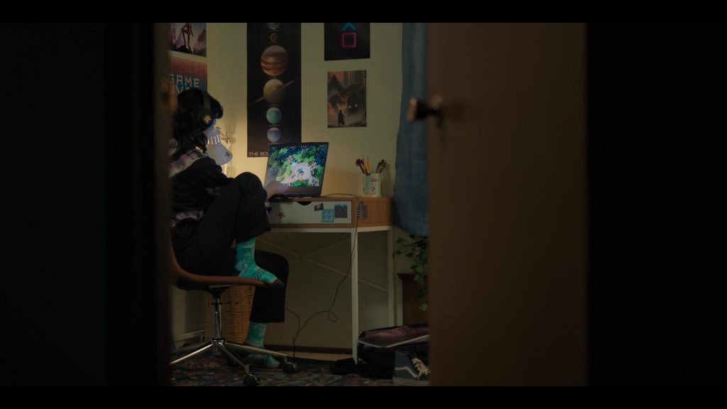 MSI Laptop and Vans Shoes in My Life with the Walter Boys S01E06 “Baggage” (2023) (Image 1)