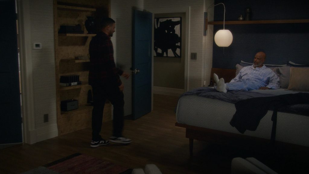 Marshall Speaker, Nike Air Jordan Sneakers in Poppa's House S01E02 “Sleepover” (2024) (Image 1)