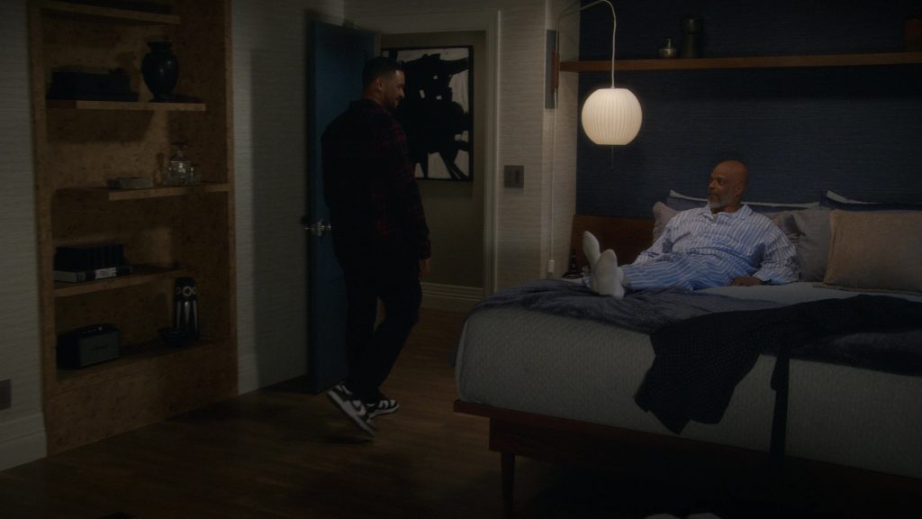 Marshall Speaker, Nike Air Jordan Sneakers in Poppa's House S01E02 “Sleepover” (2024) (Image 2)
