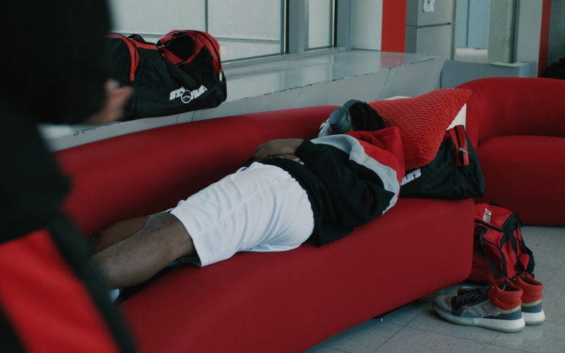 Marvel x Adidas Marquee Boost ‘Heroes Among Us – Thor' basketball shoes in Elsbeth S03E08 “Basket Case” (2025) (Image 1)