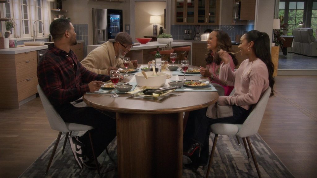 Mighty Leaf Tea, Nike Air Jordan Sneakers in Poppa's House S01E02 “Sleepover” (2024) (Image 1)